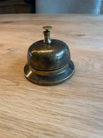 Vintage koperen Hotel / Balie/receptie bel ø 9 cm, Ophalen of Verzenden