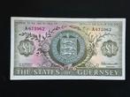 Guernsey 1 pound 1969-75 XF/AU, P#45a, Postzegels en Munten, Bankbiljetten | Europa | Niet-Eurobiljetten, Ophalen of Verzenden