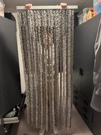 Kattenstaarten Gordijn voor Caravan, Ophalen, Gebruikt, 50 tot 100 cm, Grijs