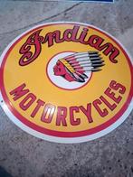 American Motorcycles vintage emaille bord, Ophalen of Verzenden, Gebruikt, Auto's