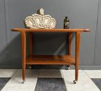 60 jaren Niels Otto Møller serveerwagen OLD STOCK DEENS TEAK, Ophalen, Gebruikt