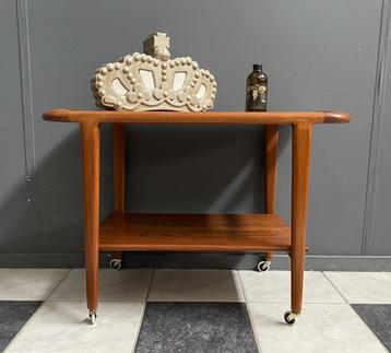 60 jaren Niels Otto Møller serveerwagen OLD STOCK DEENS TEAK beschikbaar voor biedingen