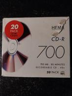 Hema CD-R 700M. 80 min., Computers en Software, Beschrijfbare discs, Ophalen of Verzenden, Nieuw, Cd, HEMA