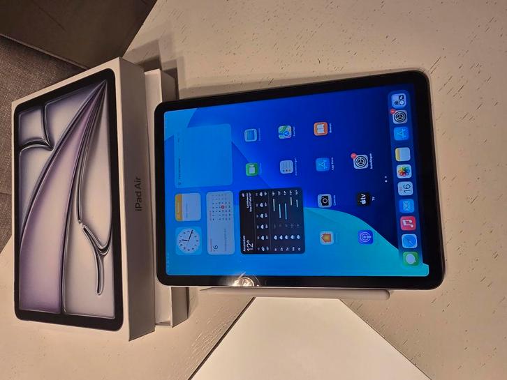 Apple iPad Air (2024) 11" 256GB Wifi (M3-chip)- Space Gray, Computers en Software, Apple iPads, Zo goed als nieuw, Apple iPad Air