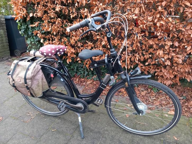 Moederfiets met extra zadel, Fietsen en Brommers, Fietsen | Dames | Moederfietsen, Gebruikt, Sparta, 1 zitje, Versnellingen, Ophalen