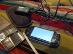 PSP-1000 2004, Spelcomputers en Games, Spelcomputers | Sony PSP, Zwart, Ophalen of Verzenden, PSP, Gebruikt