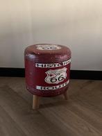 Vintage Krukje Route 66, Huis en Inrichting, Stoelen, Gebruikt, Ophalen of Verzenden, Rood, Eén
