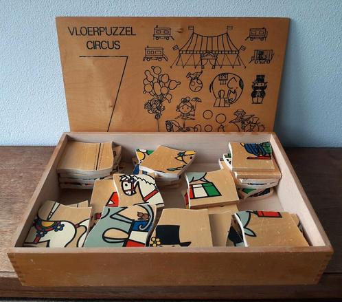 Houten vloerpuzzel Circus Rolf Groep Holland, Kinderen en Baby's, Speelgoed | Houten speelgoed, Overige typen, Ophalen of Verzenden