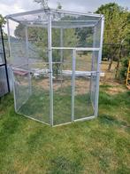 Voliere aluminium kooi kattenren, Ophalen, Gebruikt, Aluminium, Volière