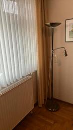 Schemerlamp met leeslamp, Huis en Inrichting, Lampen | Vloerlampen, Ophalen, Gebruikt, Metaal, 150 tot 200 cm