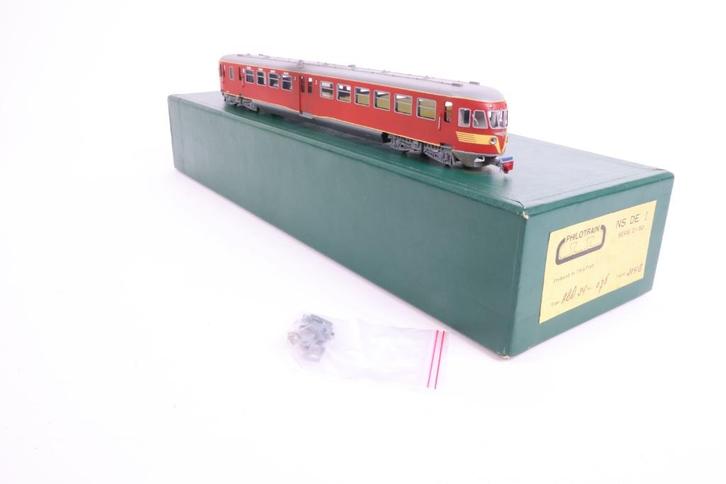 Philotrain DE1, rood, Hobby en Vrije tijd, Modeltreinen | H0, Zo goed als nieuw, Locomotief, Gelijkstroom, Overige merken, NS