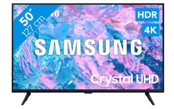 Samsung Crystal UHD 50CU70 smart tv beschikbaar voor biedingen