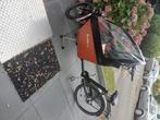 Bakfiets short (stevige fiets), Fietsen en Brommers, Fietsen | Bakfietsen, Ophalen, Gebruikt, Huif, 2 kinderen
