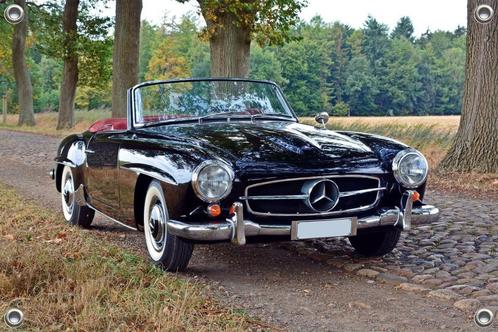 Tuinposter-Schuttingposter Mercedes oldtimer cabrio 120x80, Tuin en Terras, Tuinwanddecoratie, Nieuw, Verzenden