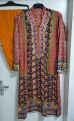 2 delige indiase Marokkaanse kameez kurta broek maat M, Kleding | Dames, Blauw, Maat 38/40 (M), Ophalen of Verzenden, Zo goed als nieuw