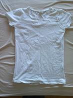 Wit basic shirt Hema maat 158/164, Meisje, Ophalen of Verzenden, Zo goed als nieuw, Shirt of Longsleeve
