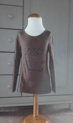 Lt-01 longsleeve bruin maat 116., Meisje, Ophalen of Verzenden, Zo goed als nieuw, Shirt of Longsleeve