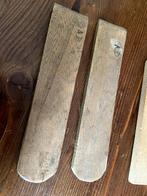 Vintage zelfgemaakte houten kleppers "klepperen" instrument, Ophalen of Verzenden