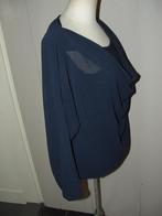 ENVY COLLECTION blouse - top, maat s/m donkerblauw (Voile), Blauw, Ophalen of Verzenden, Zo goed als nieuw, Maat 36 (S)