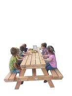KDV KWALITEIT picknicktafel voor kinderen kinderpicknicktafe, Kinderpicknicktafel, Nieuw, Ophalen of Verzenden, Rechthoekig