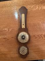 Vintage Barometer & Thermometer, Huis en Inrichting, Woonaccessoires | Thermometers, Ophalen of Verzenden, Gebruikt, Binnenthermometer