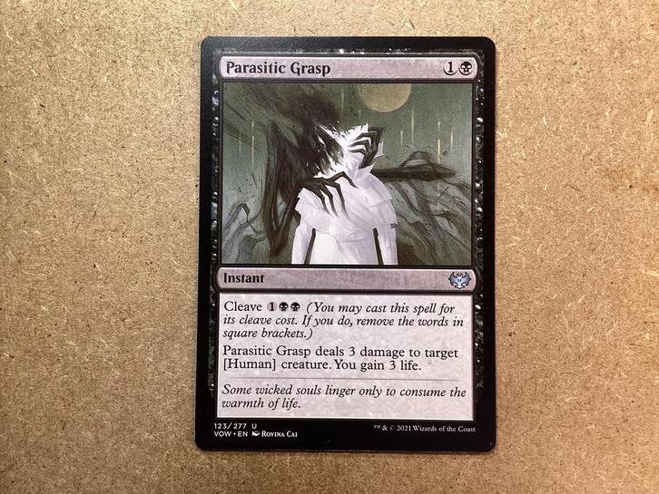 1x Parasitic Grasp [123/277] (Near Mint), Hobby en Vrije tijd, Verzamelkaartspellen | Magic the Gathering, Zo goed als nieuw, Losse kaart