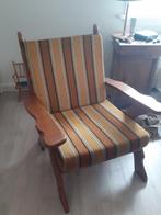 vintage stoel fauteuil, Huis en Inrichting, Fauteuils, Ophalen, Hout, Minder dan 75 cm, Vintage