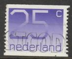 Nederland 1976 1110Ac Crouwel 25c Type 2 rol, Gest, Postzegels en Munten, Postzegels | Nederland, Ophalen of Verzenden, Na 1940