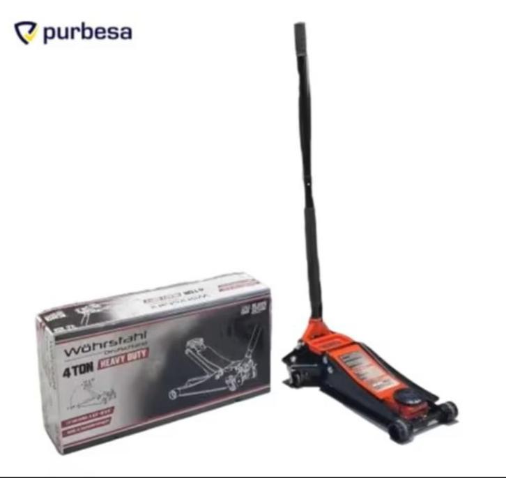 Wöhrstahl 4 ton lage Garage Krik / Jack, Auto diversen, Krikken, Nieuw, Garagekrik, Hydraulisch, Ophalen
