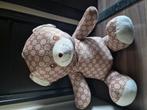 Grote gucci beer xxl  nieuw  beige bruin ecru 115 cm, Ophalen of Verzenden, Nieuw, Beer