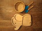 Baby servies met siliconen rand; valt niet op de grond!, Ophalen of Verzenden, Zo goed als nieuw, Jongetje of Meisje