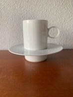Rosenthal Germany kop en schotels (2) geel en blauw/wit, Verzenden, Zo goed als nieuw, Overige stijlen, Kop(pen) en/of Schotel(s)