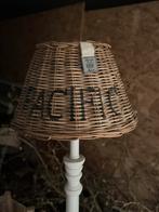 Riviera maison pacific rattan lampenkappen 4 stuks, Ophalen of Verzenden, Zo goed als nieuw, Rond, Minder dan 25 cm