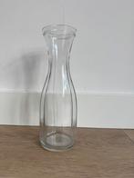 Glazen karaf.  29 cm hoog. Diameter 9 cm. 1 liter. IKEA., Ophalen, Zo goed als nieuw, Overige typen