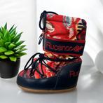 Vintage Laarzen Maat 35-37 Rood Blauw Rucanor Snowboots, Snowboots, Zo goed als nieuw, Vintage, Verzenden