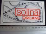 sticker solina organs logo, Verzenden, Zo goed als nieuw, Merk