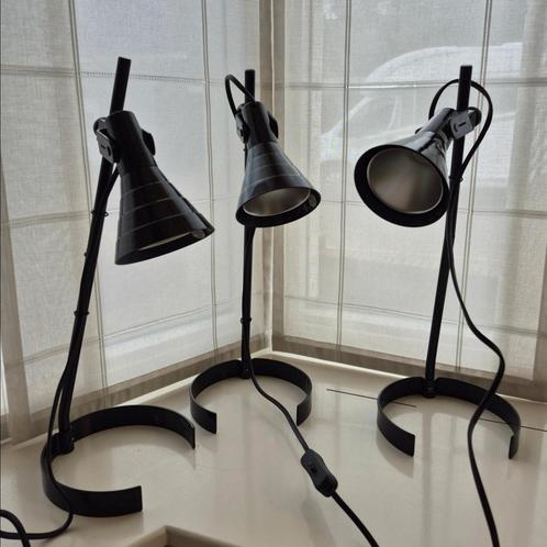 Set van 3 vintage LAGRA ikea tafellampen, Huis en Inrichting, Lampen | Tafellampen, Zo goed als nieuw, Minder dan 50 cm, Metaal