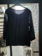 Te koop zwarte dames blouse met driekwart mouw, maat 40, mer, Maat 38/40 (M), Zwart, Ophalen of Verzenden, Zo goed als nieuw