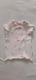 Leuk flamingo shirt maat 74, Meisje, Shirtje of Longsleeve, Gebruikt, Ophalen of Verzenden