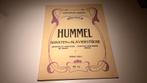 Pianoboek, Hummel,sonaten und klavierstucke band 1, Ophalen of Verzenden, Zo goed als nieuw, Artiest of Componist, Klassiek