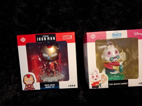 Hot Toys Cosbi Marvel Iron Man / Disney White Rabbit disne, Verzamelen, Poppetjes en Figuurtjes, Nieuw, Ophalen of Verzenden