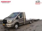 Ford Transit 350 2.0 TDCI Tijhof TA30-ANN Winde Autotranspor, Auto's, Automaat, 4 cilinders, Bruin, Origineel Nederlands