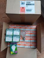 45x Osram gloeilamp 24 Volt 100 Watt E27 fitting, Gloeilamp, 60 watt of meer, Nieuw, E27 (groot)
