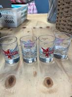 4 Smirnoff shot glaasjes, Ophalen of Verzenden, Zo goed als nieuw, Borrel- of Shotglas