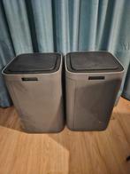 Prullenbakken 60 Liter GIGANTISK - Set van 2, Ophalen, Kunststof, Gebruikt, 50 tot 75 cm