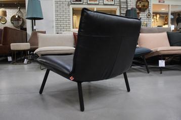 Mooie royale fauteuil Blizzard Jess Design leer zwart (4x) beschikbaar voor biedingen