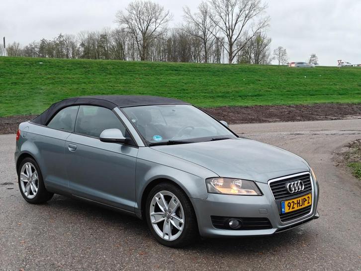 Audi A3 1.8 Tfsi Cabriolet 118KW 2009 Grijs, Auto's, Audi, Particulier, A3, ABS, Airbags, Airconditioning, Alarm, Bluetooth, Bochtverlichting