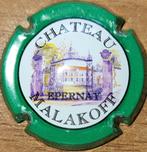 Champagnecapsule CHATEAU MALAKOFF groen & zwart nr.07a, Ophalen of Verzenden, Nieuw, Frankrijk, Champagne