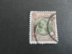 46 Wilhelmina hangend haar 1896 Gestempeld, Postzegels en Munten, Postzegels | Nederland, Ophalen of Verzenden, T/m 1940, Gestempeld