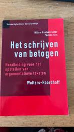 W. Koetsenruijter - Het schrijven van betogen, Ophalen of Verzenden, Zo goed als nieuw, W. Koetsenruijter; P. Slot, Nederlands